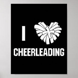 I Love Cheerleading Cheer Coach Poster