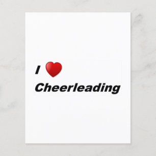 I Love Cheerleading Flyer