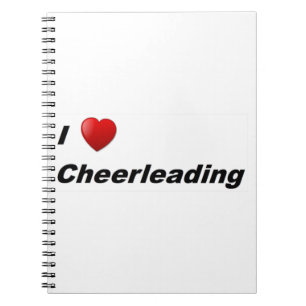 I Love Cheerleading Notebook