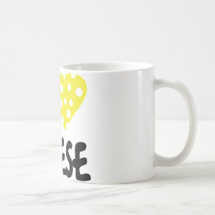 I love cheese icon coffee mug