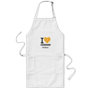 I Love Cheese Long Apron