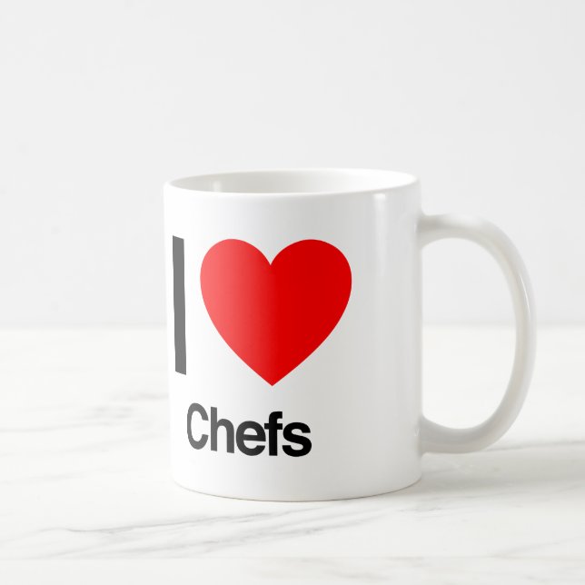 i love chefs coffee mug (Right)