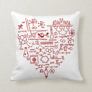 I Love Chemistry Chemist Gift Cushion