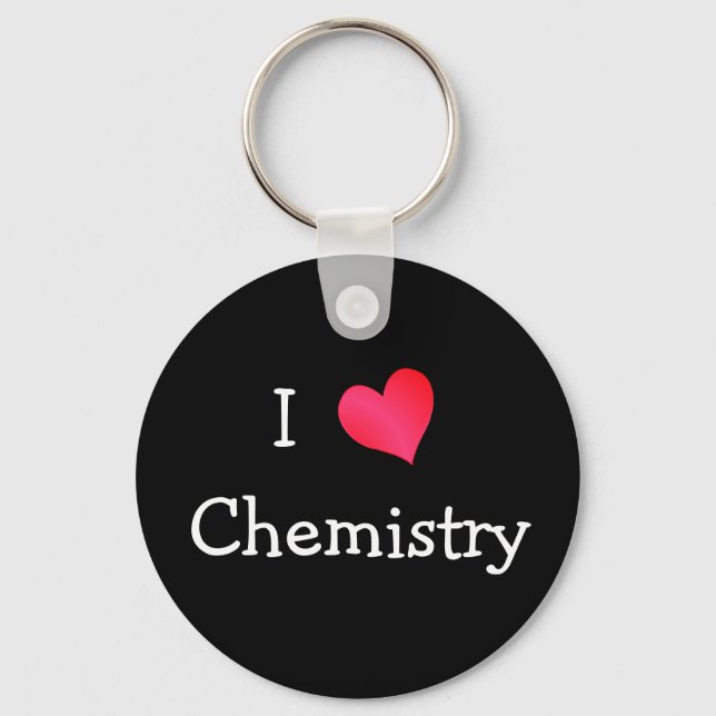 I Love Chemistry Key Ring (Front)