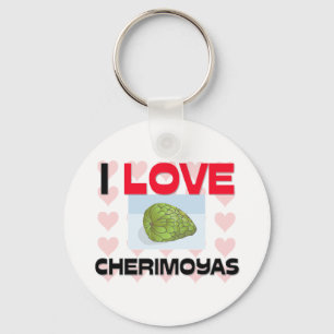 I Love Cherimoyas Key Ring