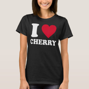 I Love Cherry  I Heart Cherry Fruit Berry  Costume T-Shirt