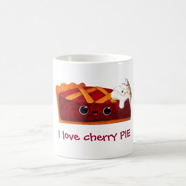 I love Cherry Pie Coffee Mug (Center)