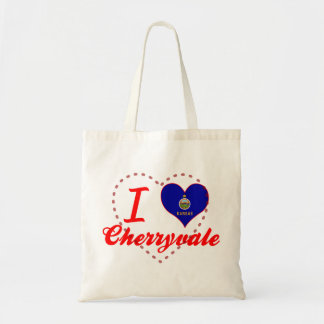 I Love Cherryvale, Kansas Tote Bag