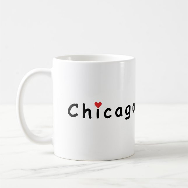 I love Chicago Coffee Mug (Left)
