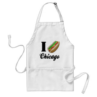 I Love Chicago Hot Dogs Standard Apron
