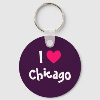 I Love Chicago Key Ring
