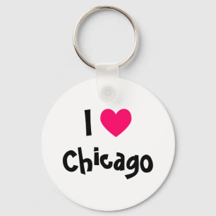 I Love Chicago Key Ring
