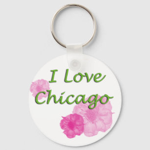 I love Chicago Key Ring