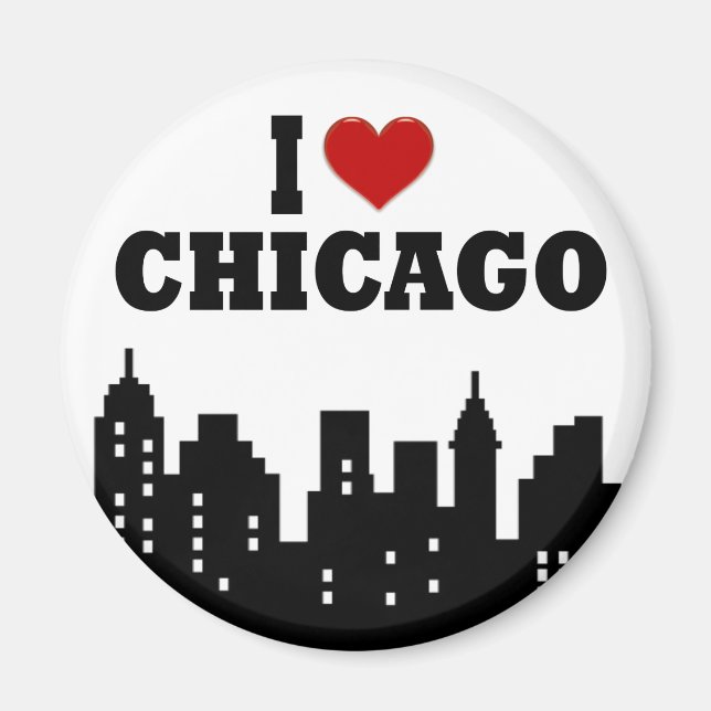I Love Chicago Magnet (Front)
