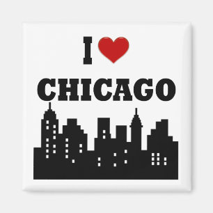I Love Chicago Magnet