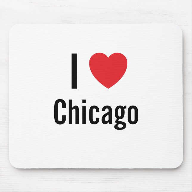 I love Chicago Mouse Mat (Front)