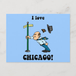 I love Chicago Postcard