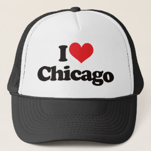 I Love Chicago Trucker Hat