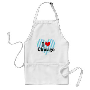 I Love Chicago, United States Standard Apron