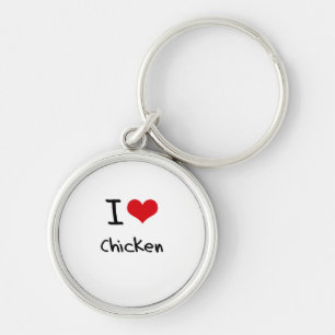 I love Chicken Key Ring
