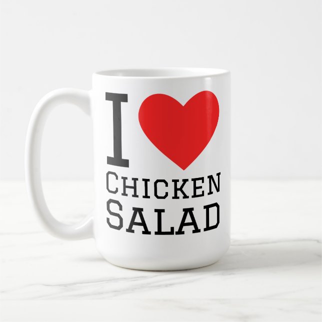 I love chicken salad coffee mug (Left)