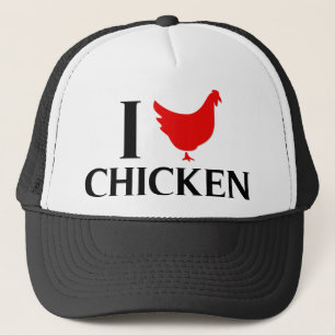 I Love Chicken Trucker Hat