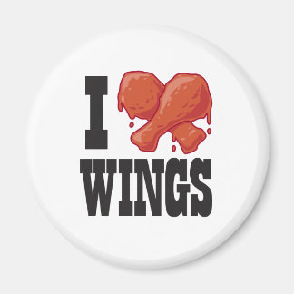 I Love Chicken Wings Magnet
