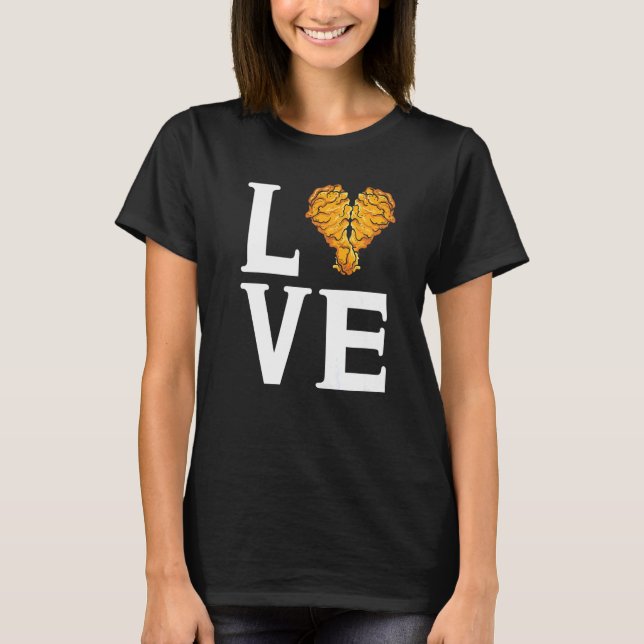 I Love Chicken Wings  Wings T-Shirt (Front)