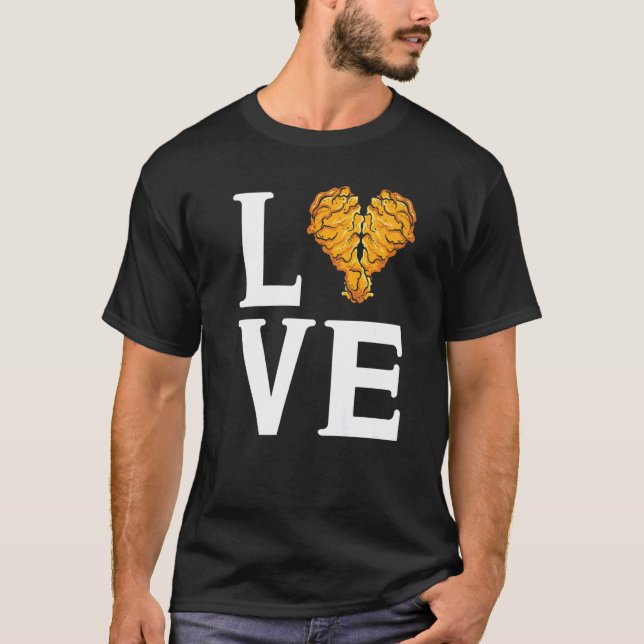 I Love Chicken Wings  Wings T-Shirt (Front)
