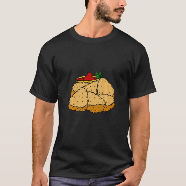 I Love Chickens Especially When Fried Fried Chicke T-Shirt (Front)