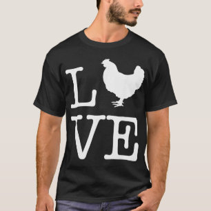 I Love Chickens Funny Chicken Lover Kids Gift Tee