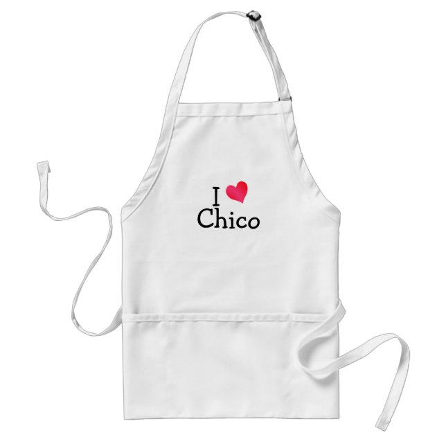 I Love Chico Standard Apron (Front)