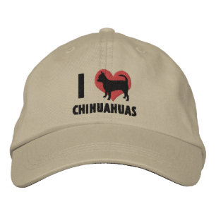 I Love Chihuahuas Embroidered Hat