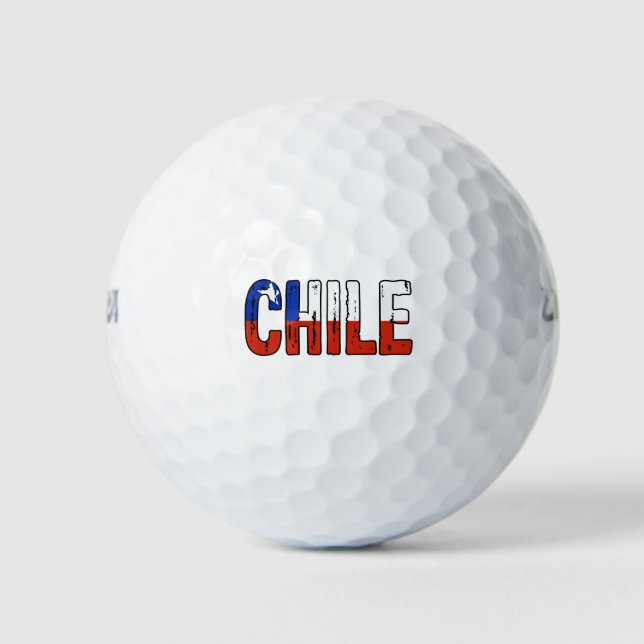 I love Chile Golf Balls (Front)