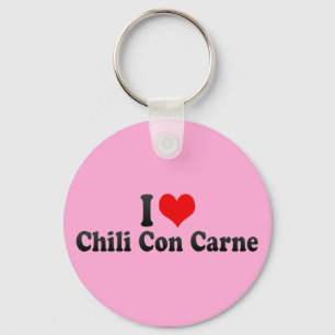 I Love Chilli Con Carne Key Ring