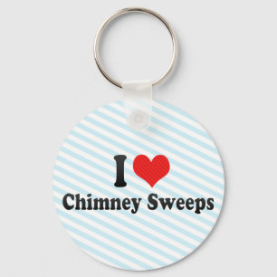 I Love Chimney Sweeps Key Ring