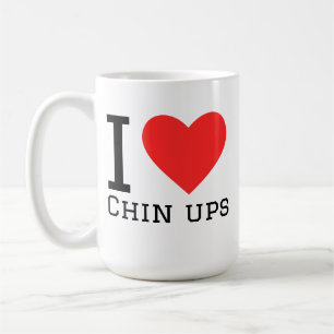 I love chin ups coffee mug