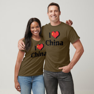 I Love China Flag T-Shirt