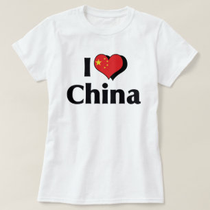I Love China Flag T-Shirt