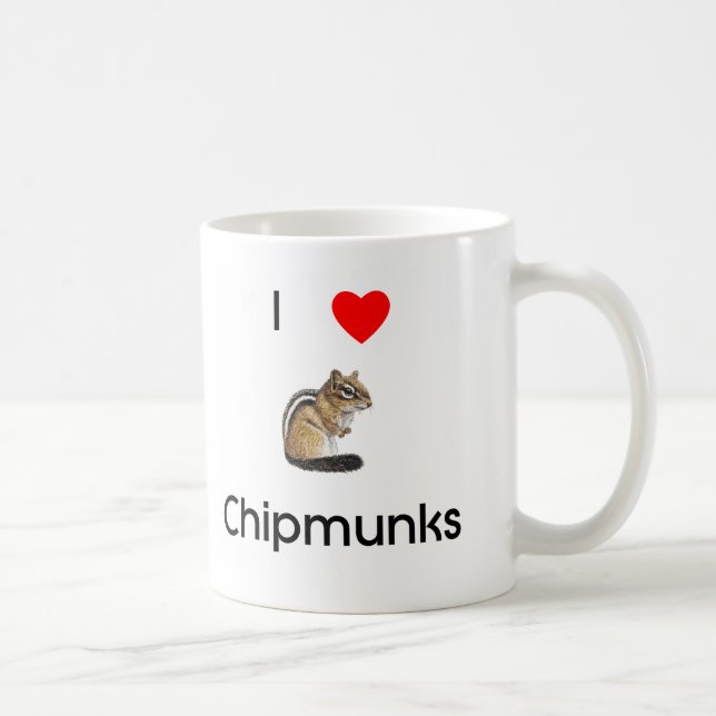 I love chipmunks Mug (Right)