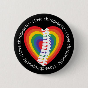 I Love Chiropractic Buttons