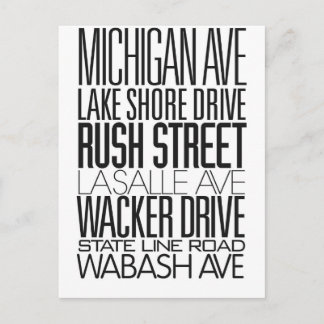I Love ChiTOwn Postcard