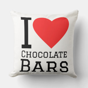 I love chocolate bars cushion