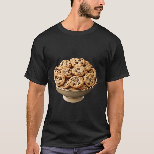 I Love Chocolate Chip Cookie T-Shirt (Front)
