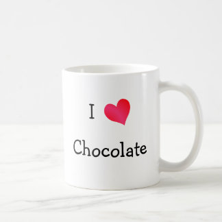I Love Chocolate Coffee Mug