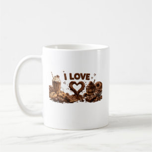 I Love Chocolate Coffee Mug