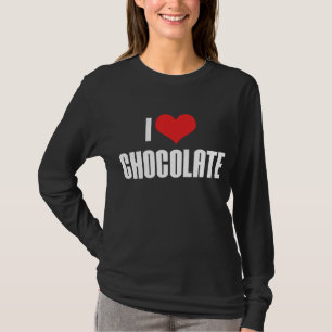 I Love Chocolate Dark T-Shirt