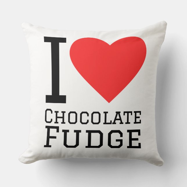 I love chocolate fudge cushion (Front)