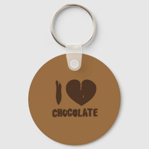I love chocolate key ring