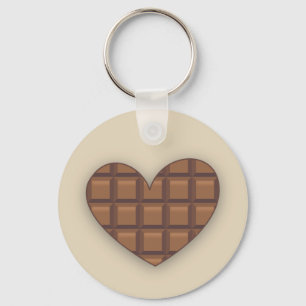 I Love Chocolate Key Ring
